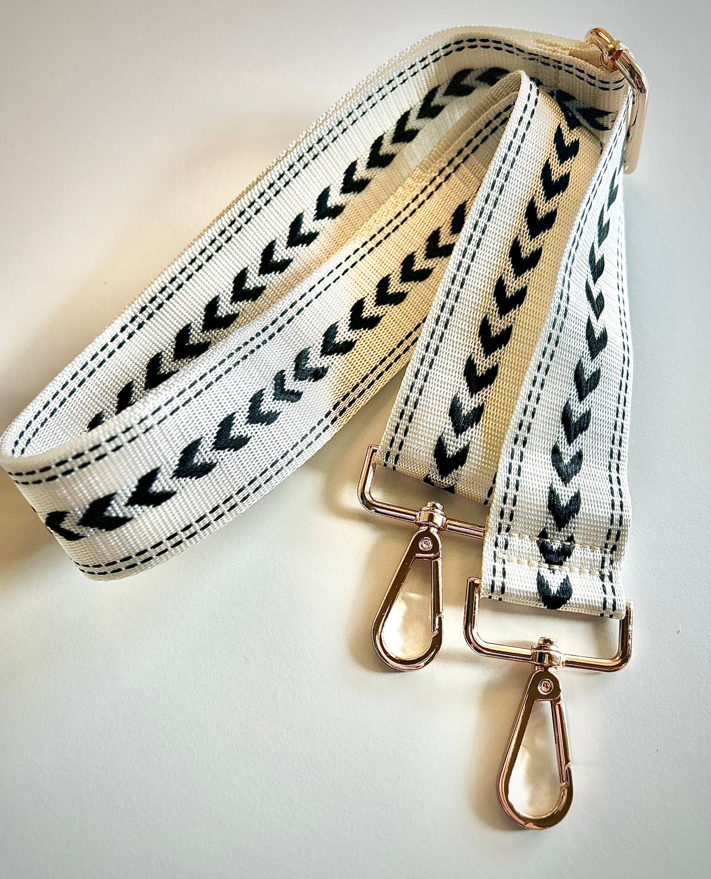 Gemma Ornata Wide Crossbody Purse Strap, Interchangeable Crossbody Strap, Guitar Strap for Purses, Custom Handbag Strap, Customize your Purse Accessory